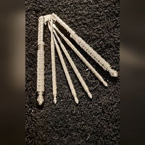 HMQ nut cracker and 4 matching picks